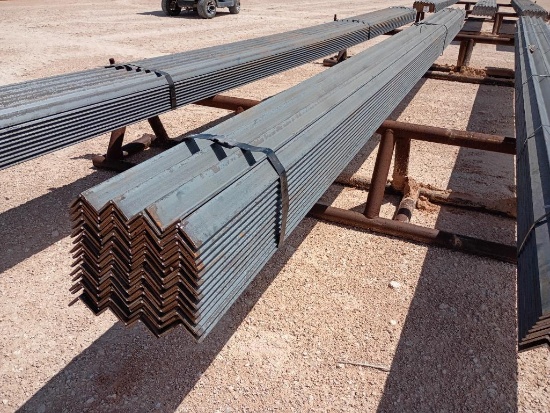(96) Pcs 2'' x 2'' x 3/16'' Angle Iron, 20 Ft Long