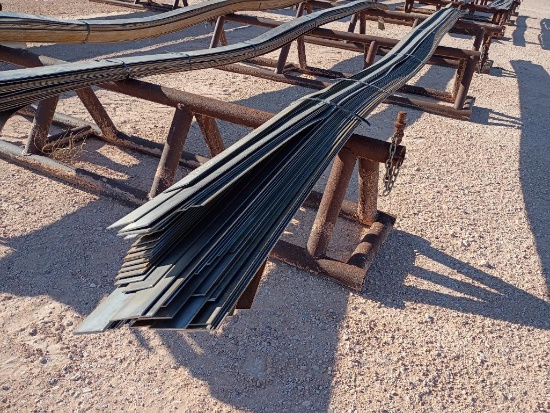 (58) Pcs 3'' x 1/8'' Steel Flat Iron, 20 Ft Long