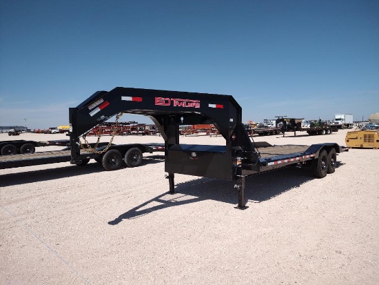 2026 ED 22Ft Flat Bed Tilt Deck Gooseneck Trailer