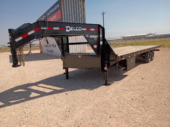 2026 Delco 28Ft Gooseneck Tilt Trailer