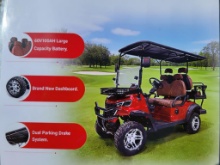 Electric Golf Cart (Color White)