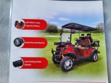 Electric Golf Cart (Color Black)