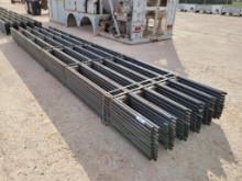 (20) ACE 6 Bar Continuous Fence Panels, 20ft Long, 4ft Tall