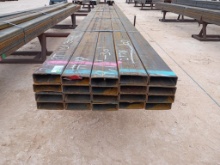 (20) pcs Hot Rolled 2'' x 6" Rec Tubing