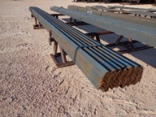 (124) Pcs 1 1/2'' x 1 1/2'' x 3/16'' Angle Iron, 20 Ft Long