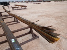 (52) Pcs 3'' x 1/8'' Steel Flat Iron, 20 Ft Long
