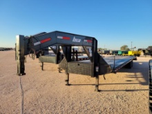 2020 BCI Gooseneck Trailer 8ft x 35ft + 5ft Dove Tail w/ 5ft Ramps VIN# 075324