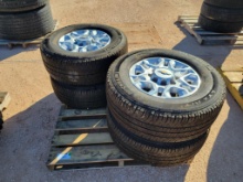 (4) 18" 2022 Chevrolet 2500HD Wheels w/ Tires LT275/70R18