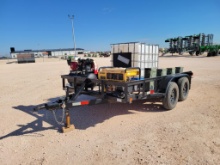 2024 C&M Trailer Utility Trailer w/Water Tote, Air Compressor, DeWalt Generator