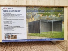 SD Lanch SDLGM1220F 12ft x 20ft Galvanized Metal Livestock Shelter