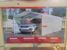 SD Lanch SDLC1220 High -End 12ft x 20ft Metal Carport