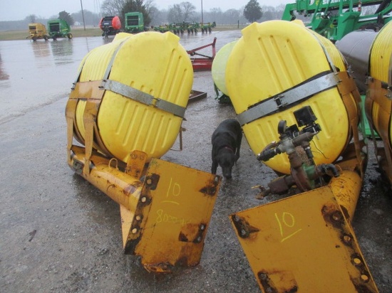 Side mount tank and rack