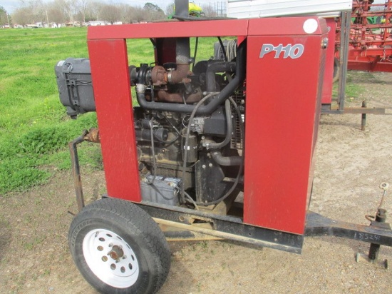 CIH P110 Power Unit on Trailer