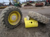Front Duals & Spacers for JD Tractor