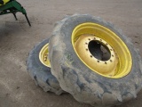 (2) Tractor Tires & Spacers