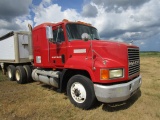 Mack CH613 Truck Tractor #38703 and 1990 Wilson Hopper Bottom #213635