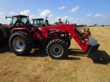 Mahindra 6530 Tractor w/ Front 266 Loader