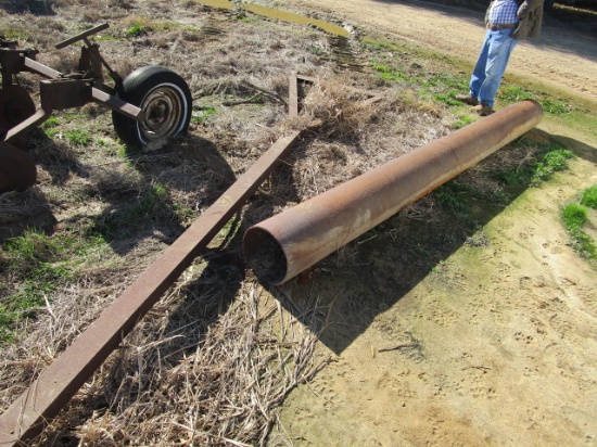 15 ft Iron Pipe 12” & Trailer Tongue