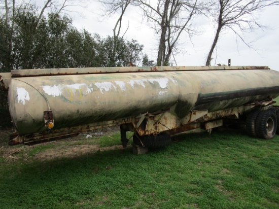 Army Federal Stock Tanker Trailer