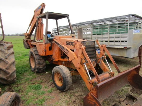 Case 580C Backhoe