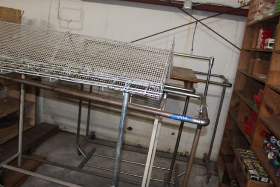 Assortment of racks – 6 total- 3 on wheels