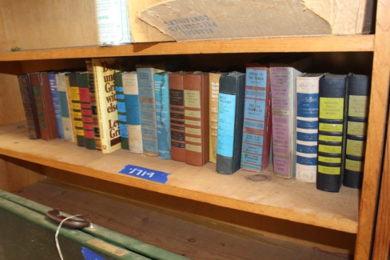 Assorted books includes Readers Digest condensed books from 1957, 1976 etc