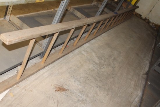 Long Wooden Ladder
