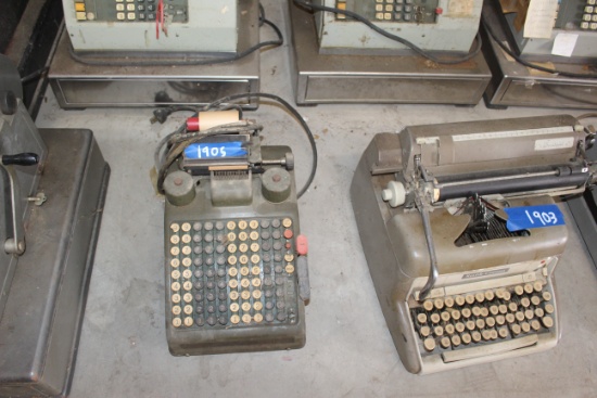 Vintage full keyboard adding machine