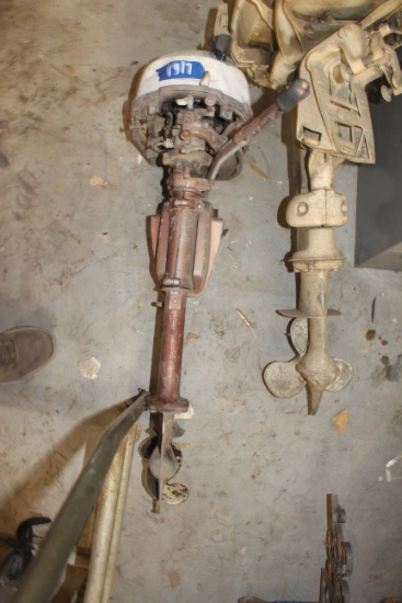 Vintage 3 hp and 5 hp Outboard Boat Motors