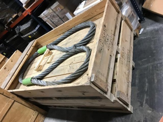 Large Metal Link Slings for Crane Lifting and Elevator Frames