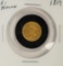 1859 $1 Indian Princess Head Gold Coin