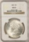 1882 $1 Morgan Silver Dollar Coin NGC MS63