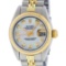 Rolex Ladies Two Tone 14K MOP Diamond 26MM Datejust Wristwatch
