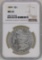 1899 $1 Morgan Silver Dollar Coin NGC MS63