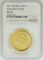 2001 $100 Australia Year of the Snake Gold Coin NGC MS70