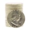 Roll of (20) Brilliant Uncirculated 1961 Franklin Half Dollar Coins