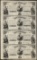 Uncut Sheet of 1800's $2 Ket Forint Obsolete Notes