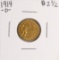 1914-D $2 1/2 Indian Head Quarter Eagle Gold Coin