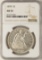 1870 $1 Seated Liberty Silver Dollar Coin NGC AU53