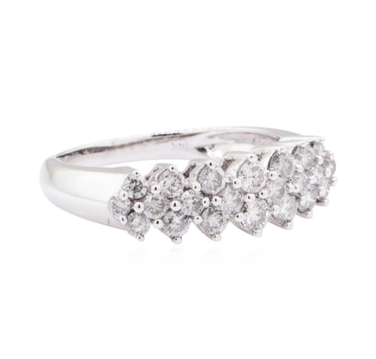 14KT White Gold 0.68 ctw Diamond Ring