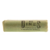 Roll of (50) Brilliant Uncirculated 1954-D Roosevelt Dime Coins