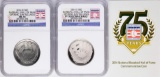 Opening Day 2014-D & 2014-S Baseball Hall of Fame Half Dollar Coins NGC MS70/PF7