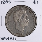 1883 $1 Kingdom of Hawaii Dollar Coin
