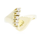 14KT Yellow Gold Lady's 0.10 ctw Diamond Ring