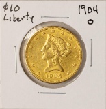 1904-O $10 Liberty Head Eagle Gold Coin