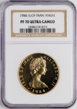 1984 Isle of Man Proof 1 oz. Gold Coin NGC PF70 Ultra Cameo
