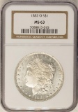 1882-O $1 Morgan Silver Dollar Coin NGC MS63