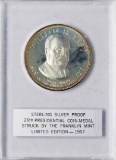 1967 Limited Edition Sterling Silver Proof Presidential Medal