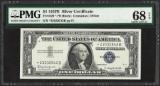 1957B $1 Silver Certificate STAR Note Fr.1621* PMG Superb Gem Uncirculated 68PPQ