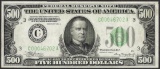 1934A $500 Federal Reserve Note Philadelphia